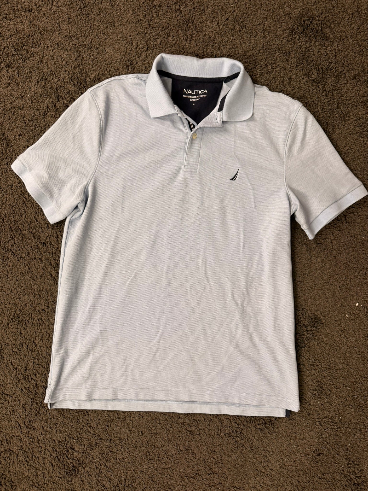 Nautica Polo Shirt in Hellgrau