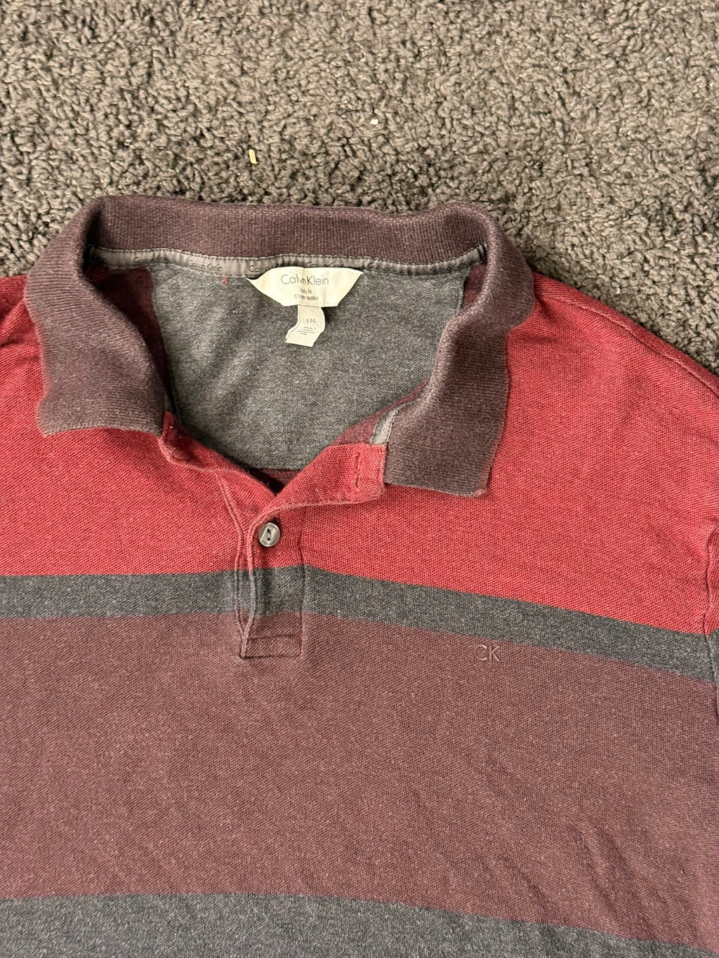 Calvin Klein Polo Shirt gestreift