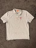 Nike Polo Shirt Grau mit T-Logo