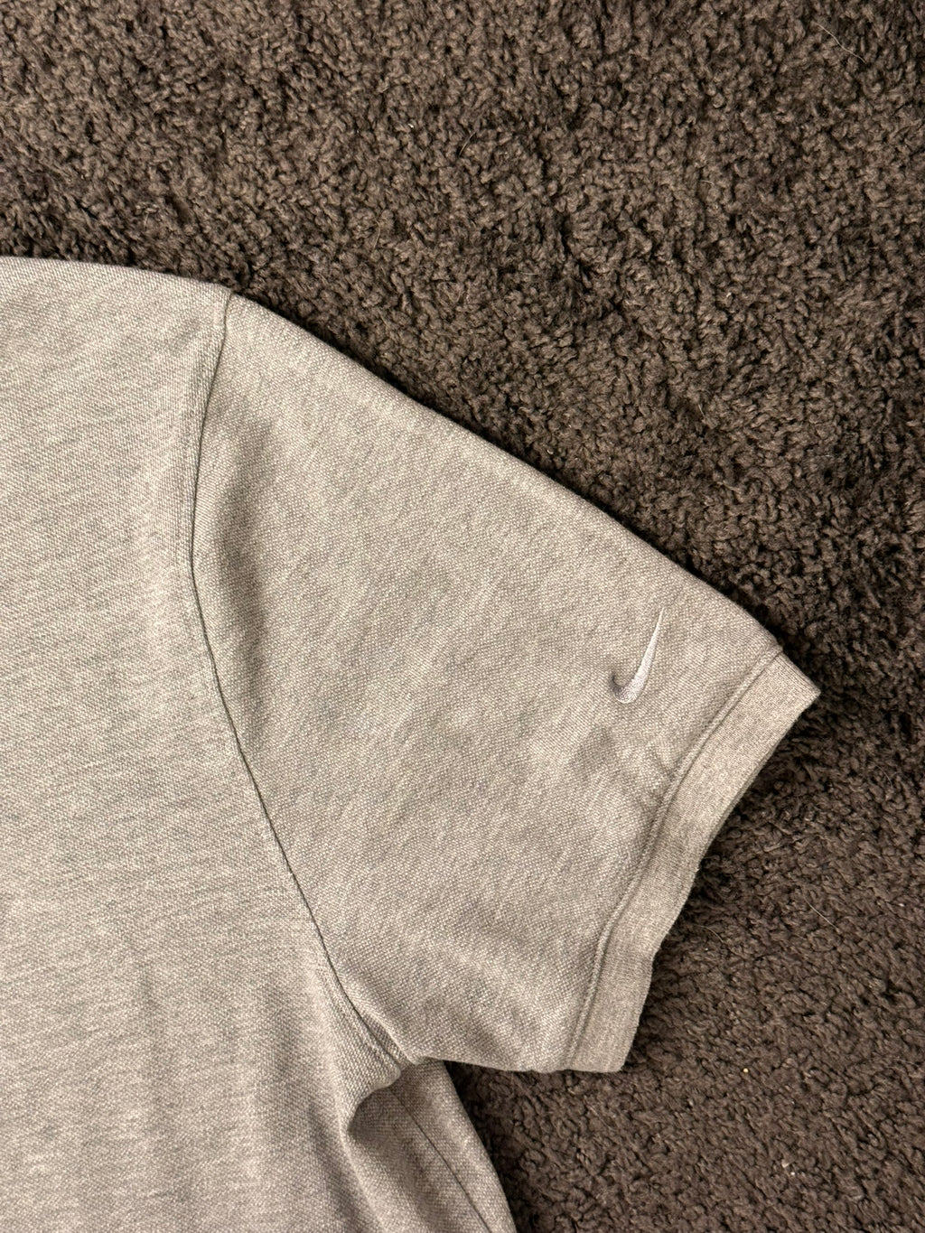 Nike Polo Shirt Grau mit T-Logo
