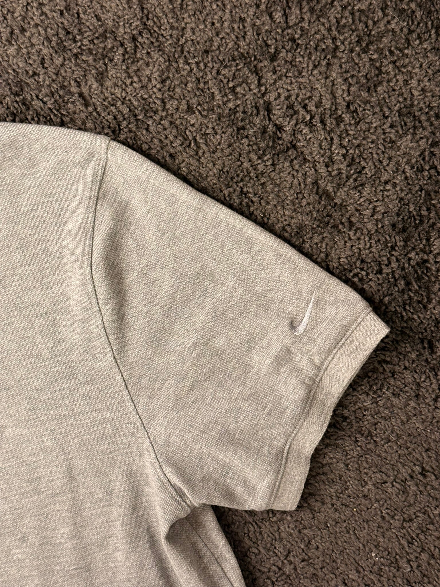 Nike Polo Shirt Grau mit T-Logo
