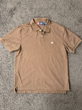 Chaps Men's Brown and Tan Polo-shirts