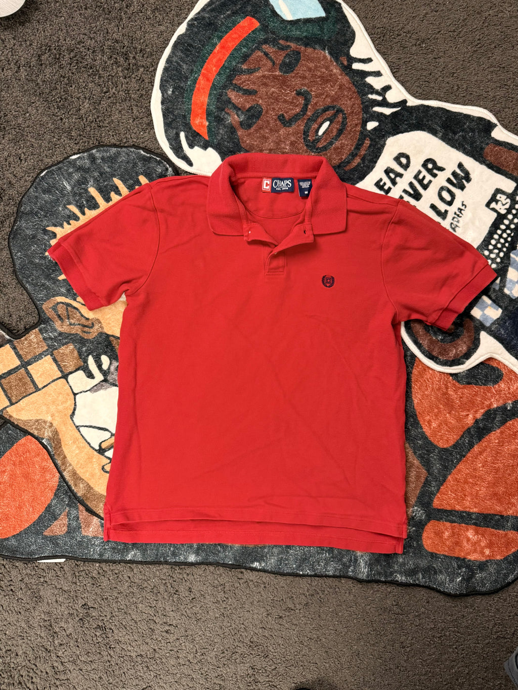 Chaps Men's Red Polo-shirts