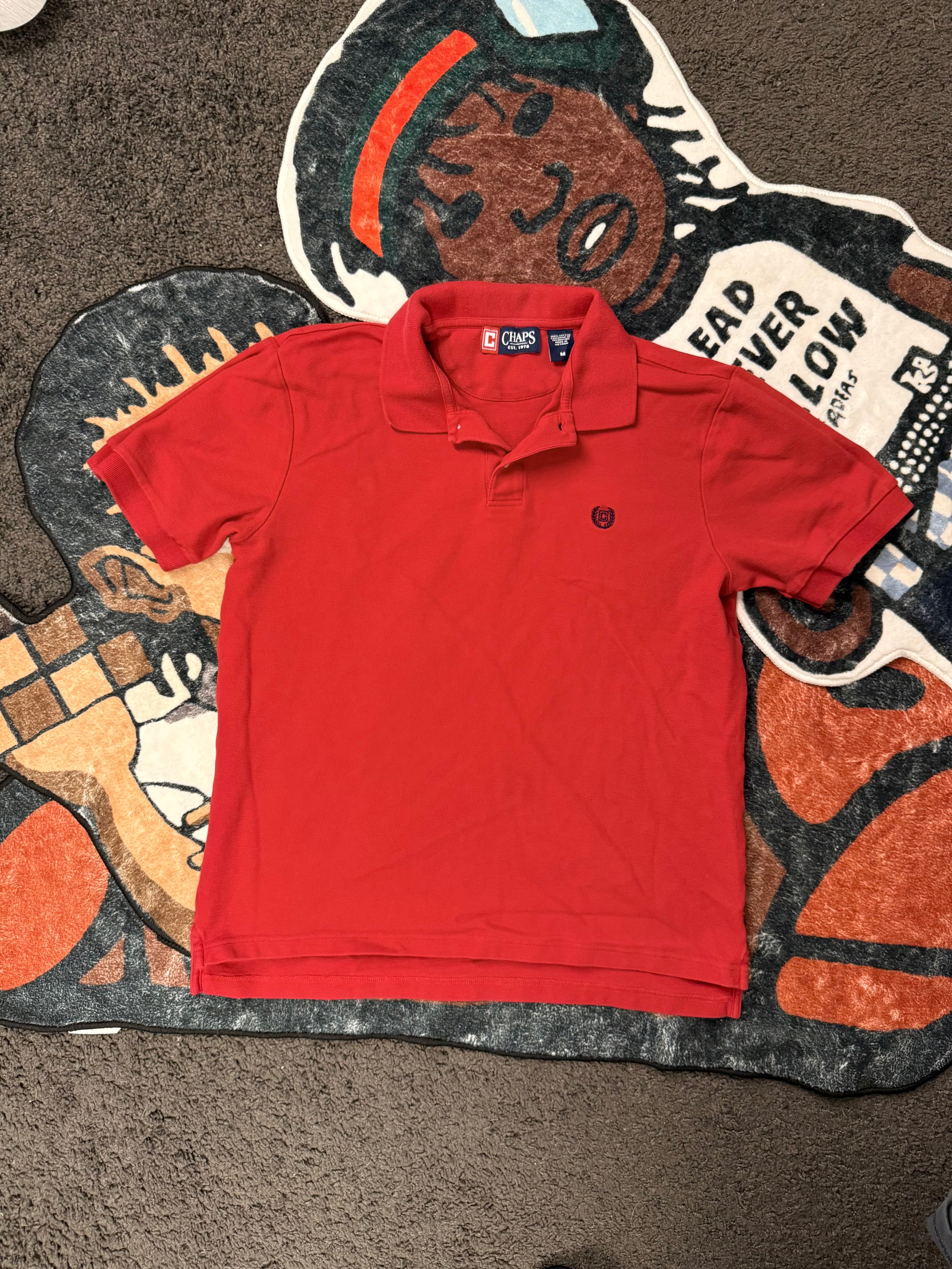 Chaps Men's Red Polo-shirts