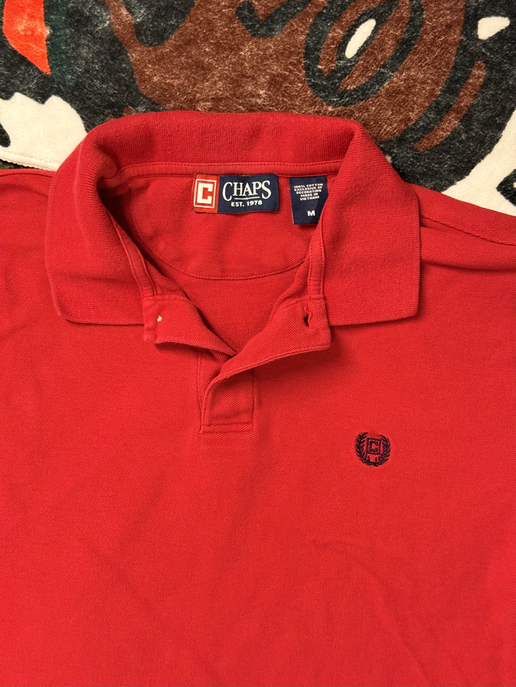 Chaps Men's Red Polo-shirts