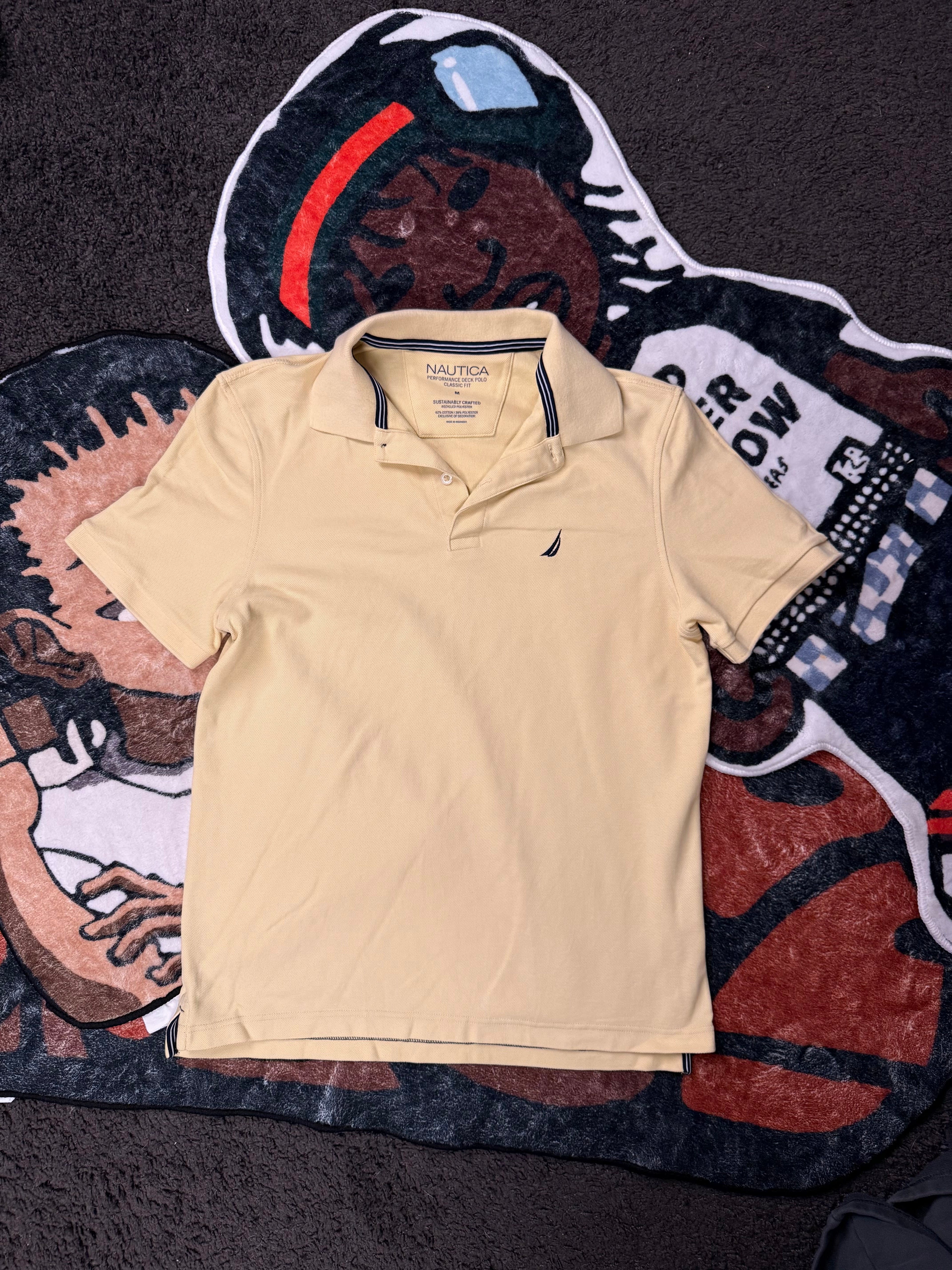 Nautica Men's Yellow Polo-shirts