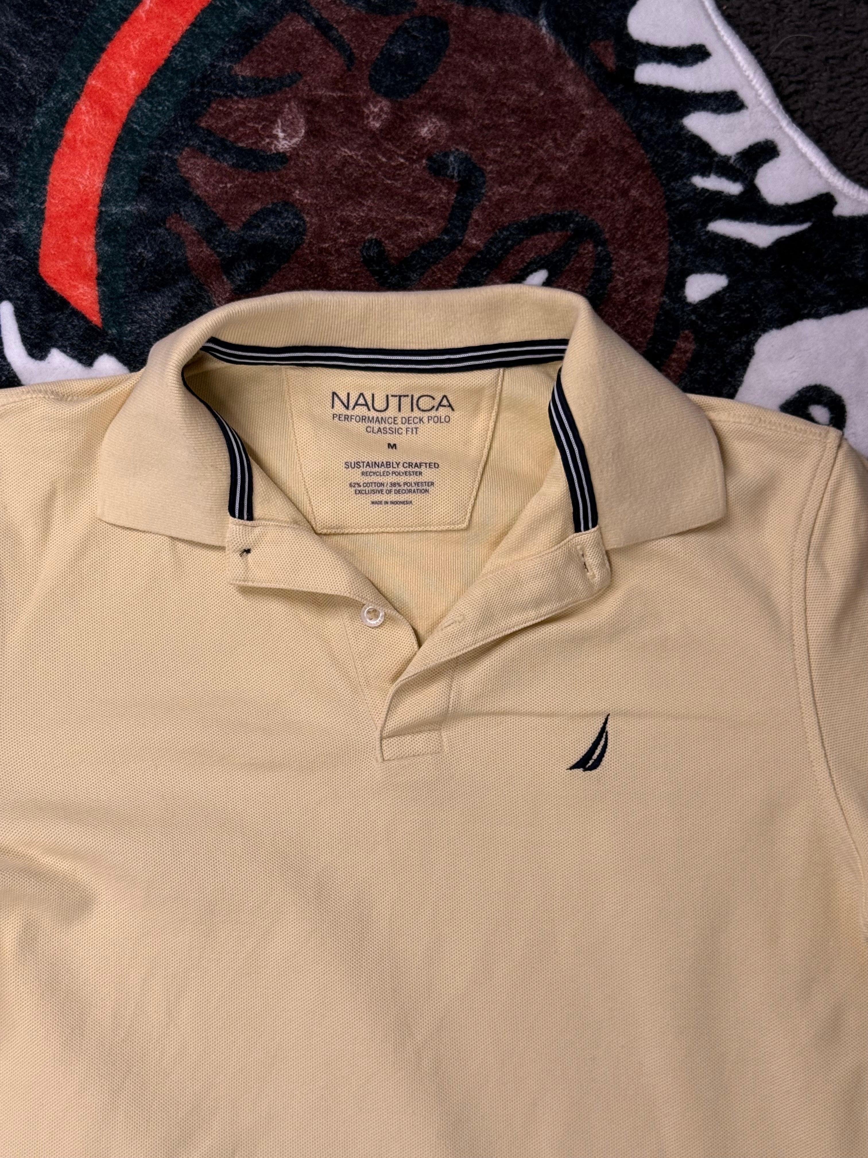 Nautica Men's Yellow Polo-shirts