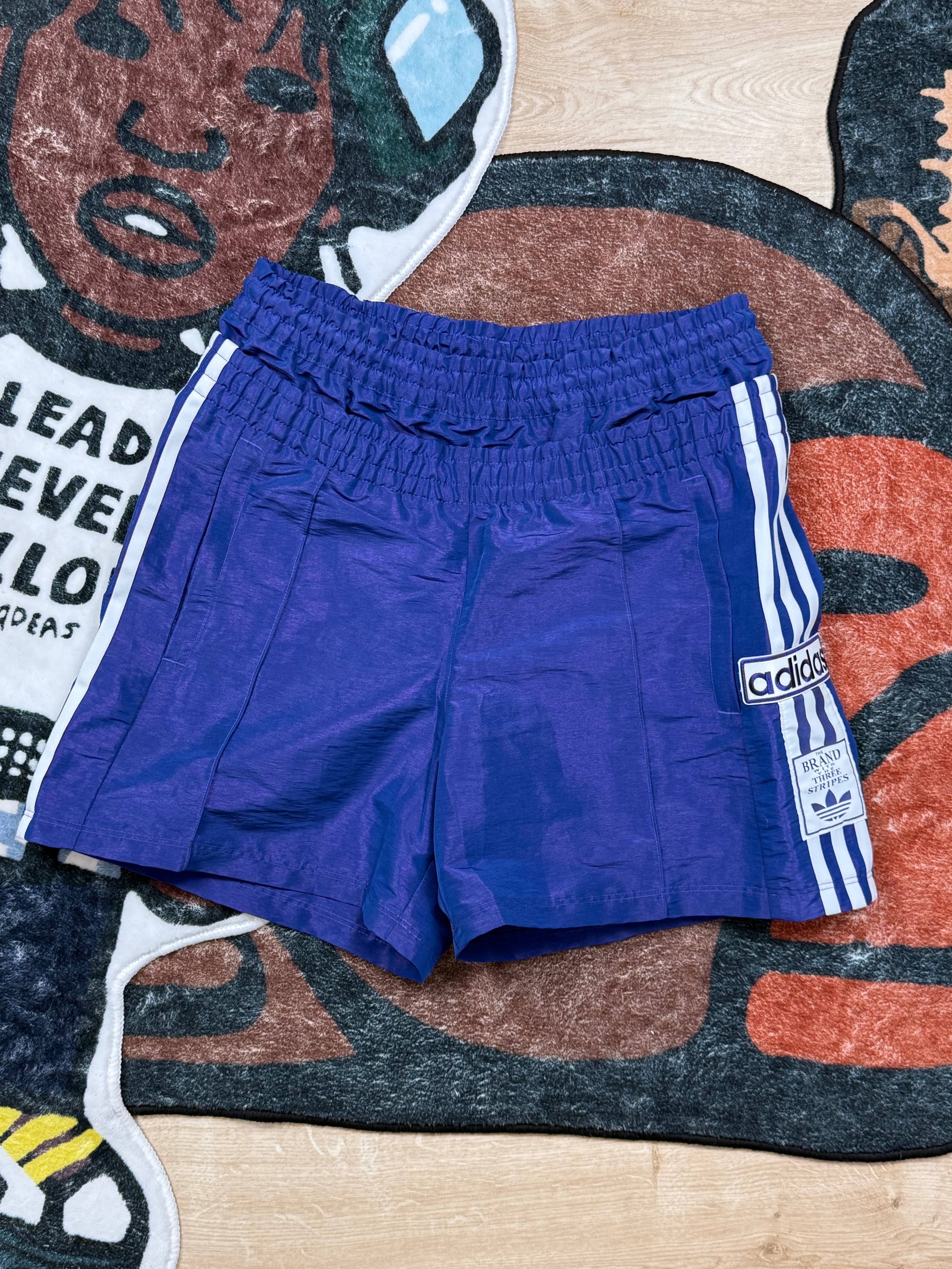 Adidas Originals Shorts Blau/Lila | Grösse S