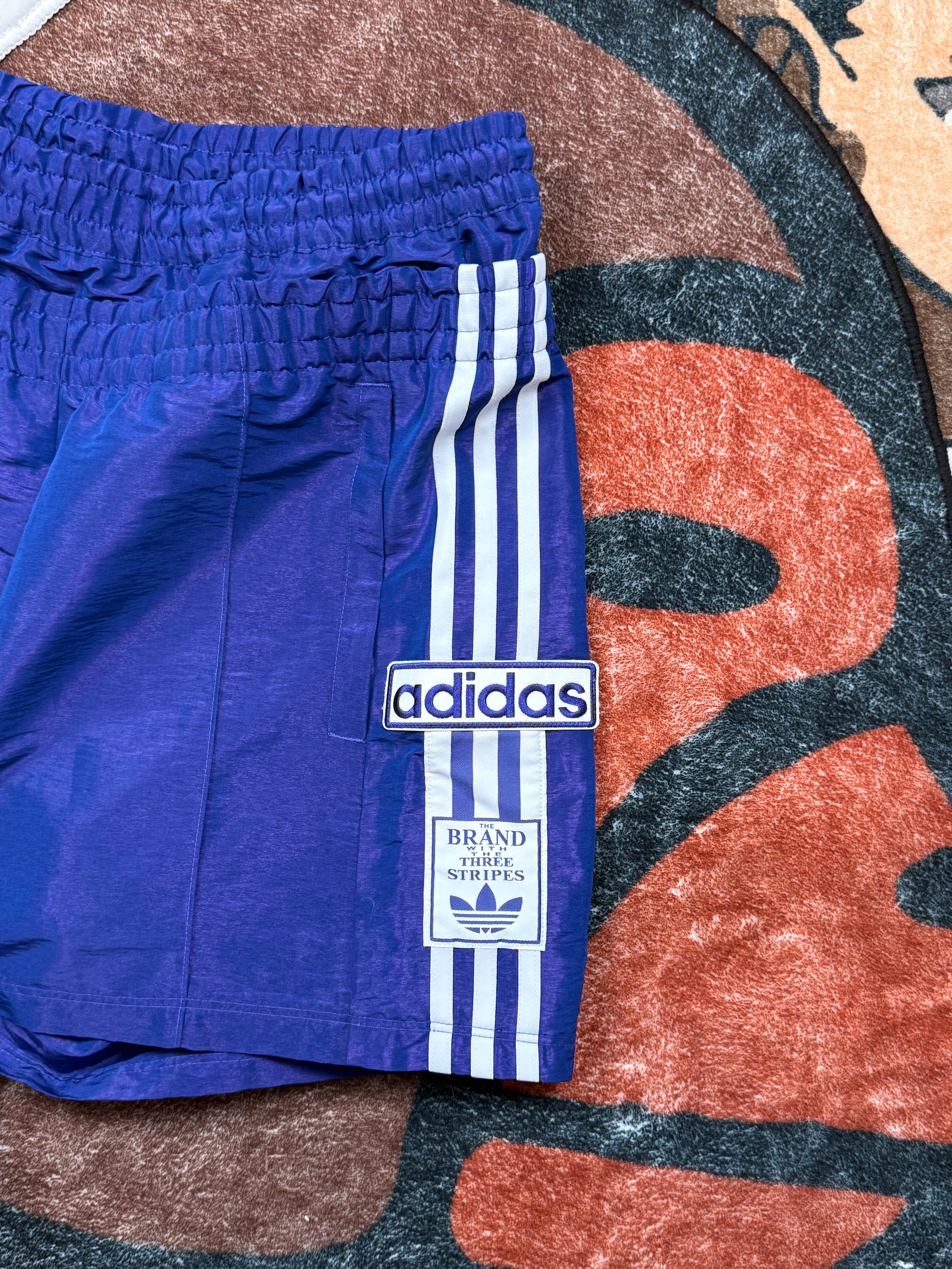 Adidas Originals Shorts Blau/Lila | Grösse S