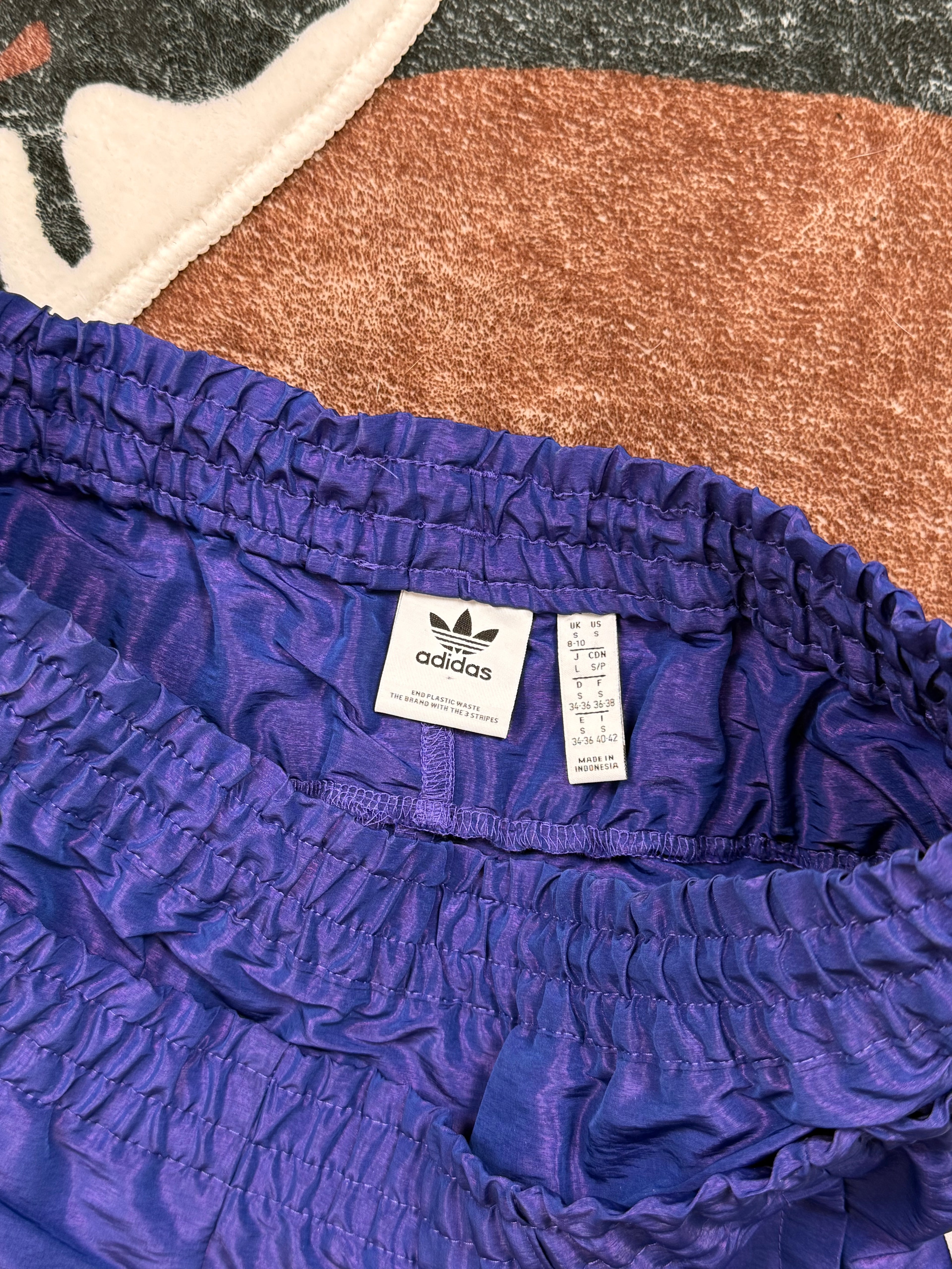 Adidas Originals Shorts Blau/Lila | Grösse S