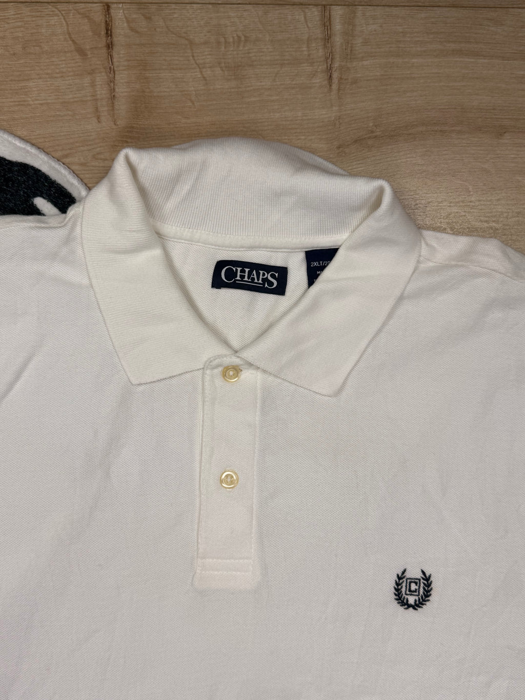 Chaps Men's White Polo-shirt