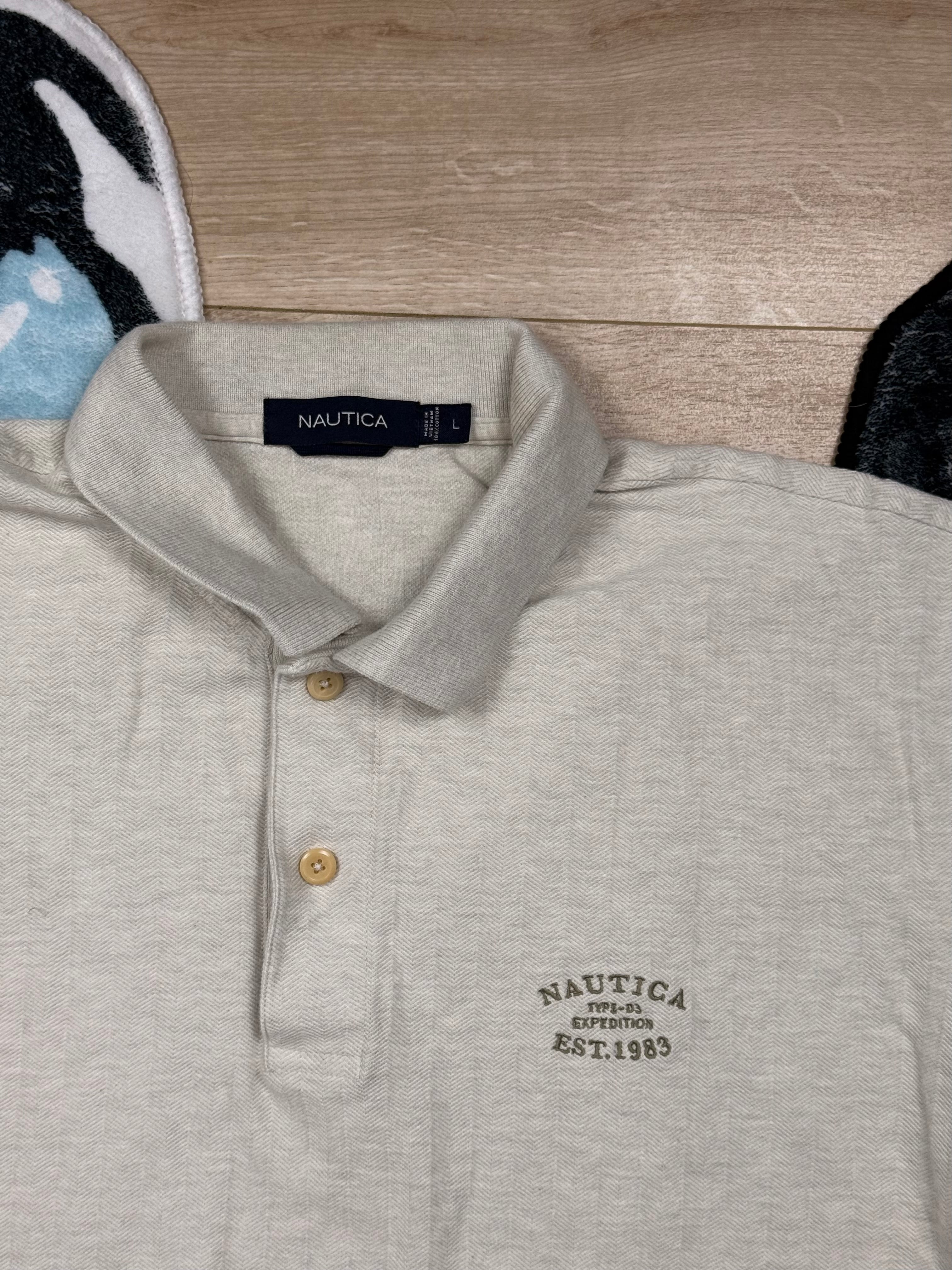 Nautica Men's Grey Polo-shirt